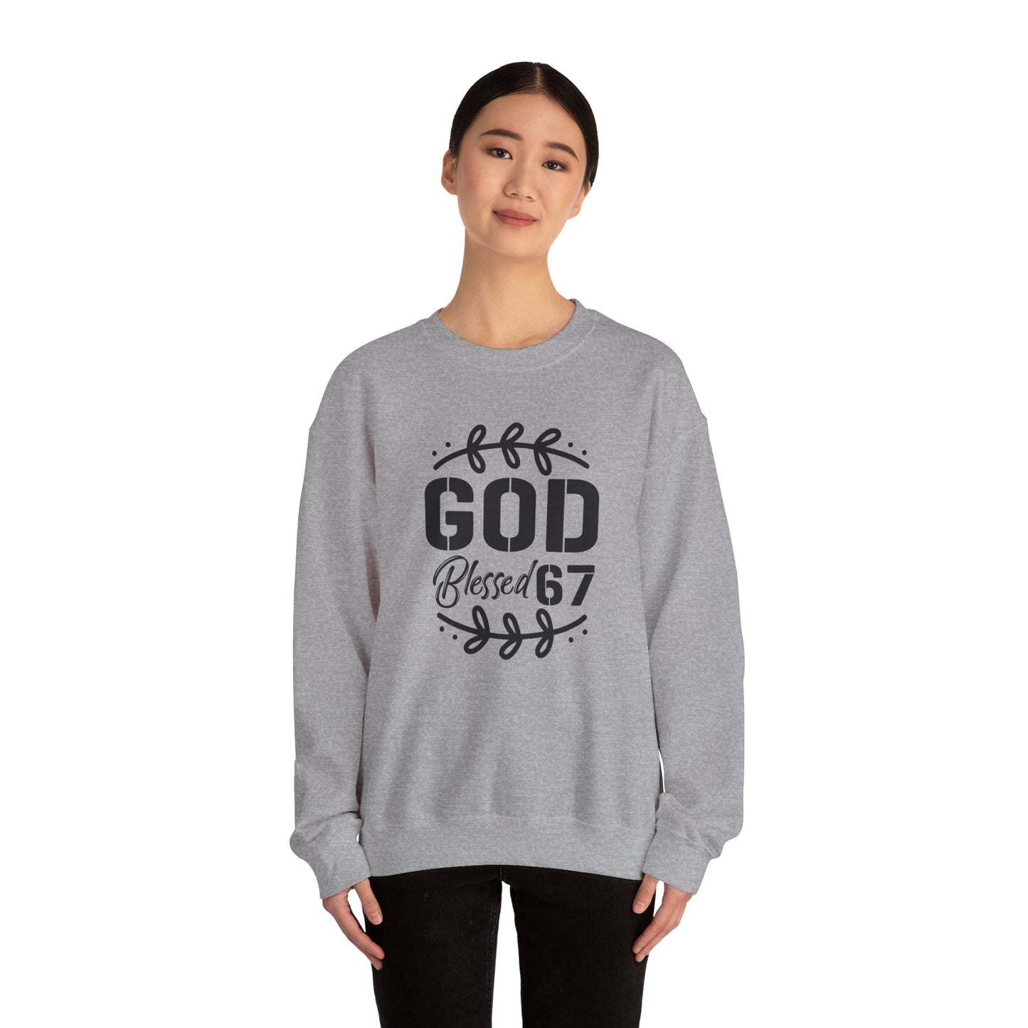 God Blessed 67 Unisex Crewneck Sweatshirt