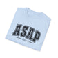 ASAP 'Always Stop And Pray' Graphic T-Shirt — Vintage Collegiate Lettering