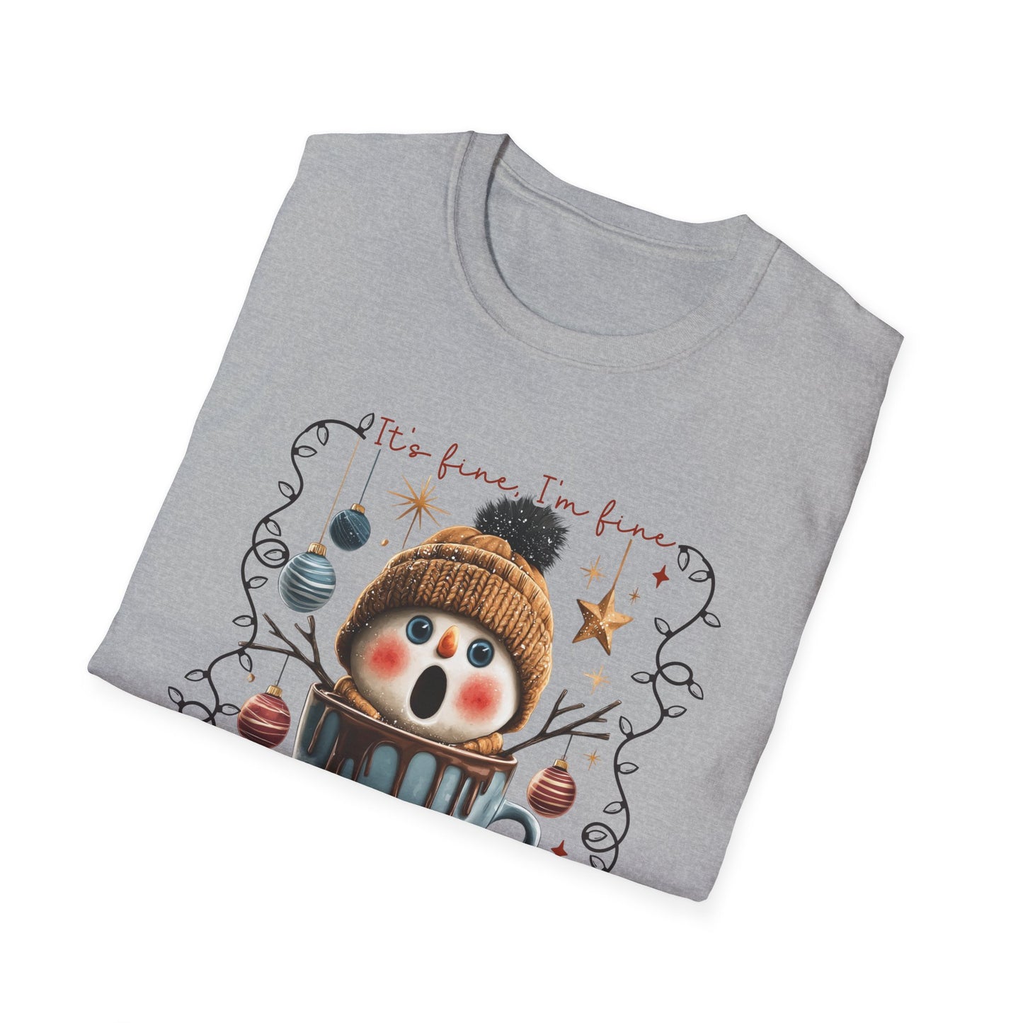 Meltdown Snowman Holiday T-Shirt — Cute 'It's Been A Meltdown' Christmas Tee