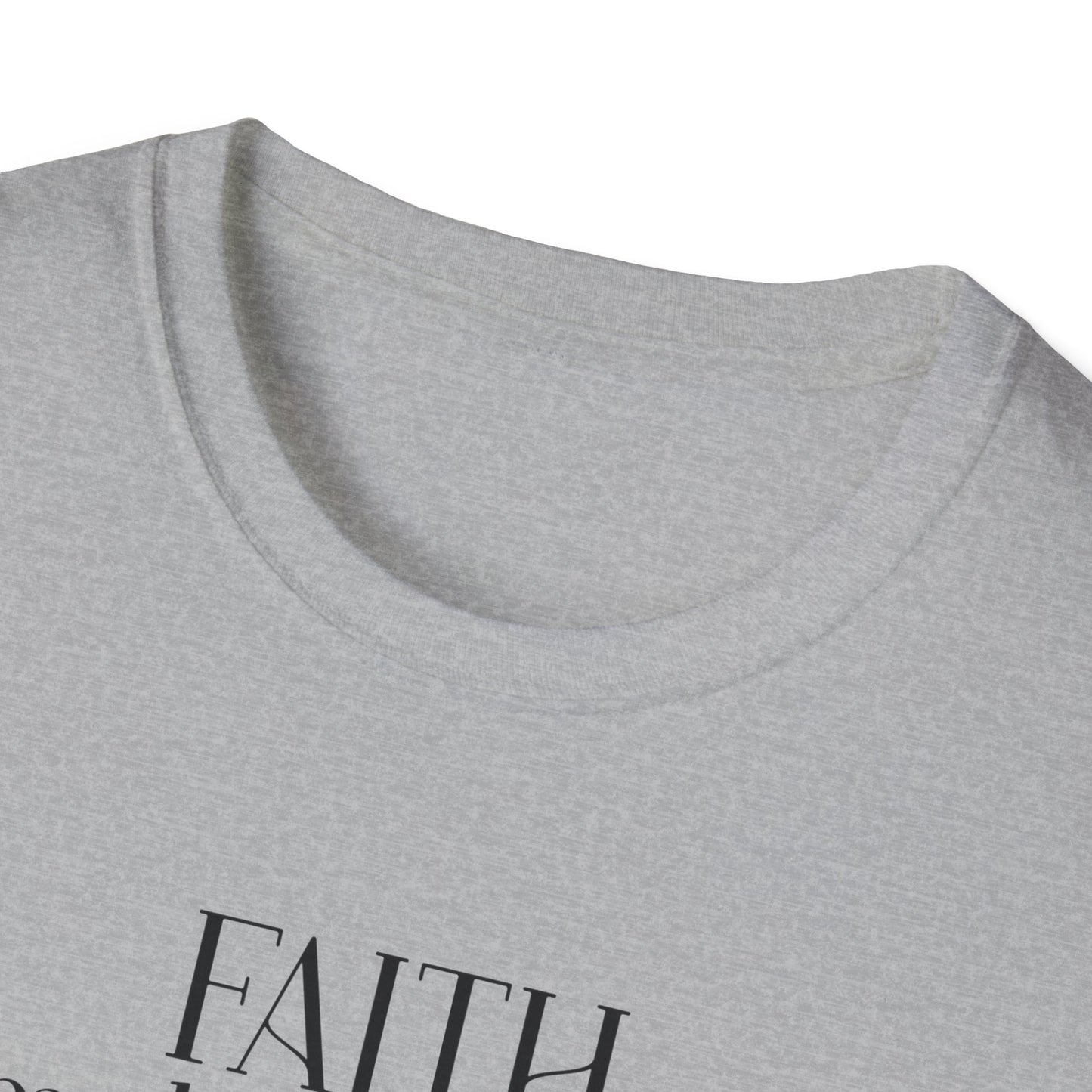 Faith Makes Things Possible Not Easy T-Shirt — Inspirational Christian Tee