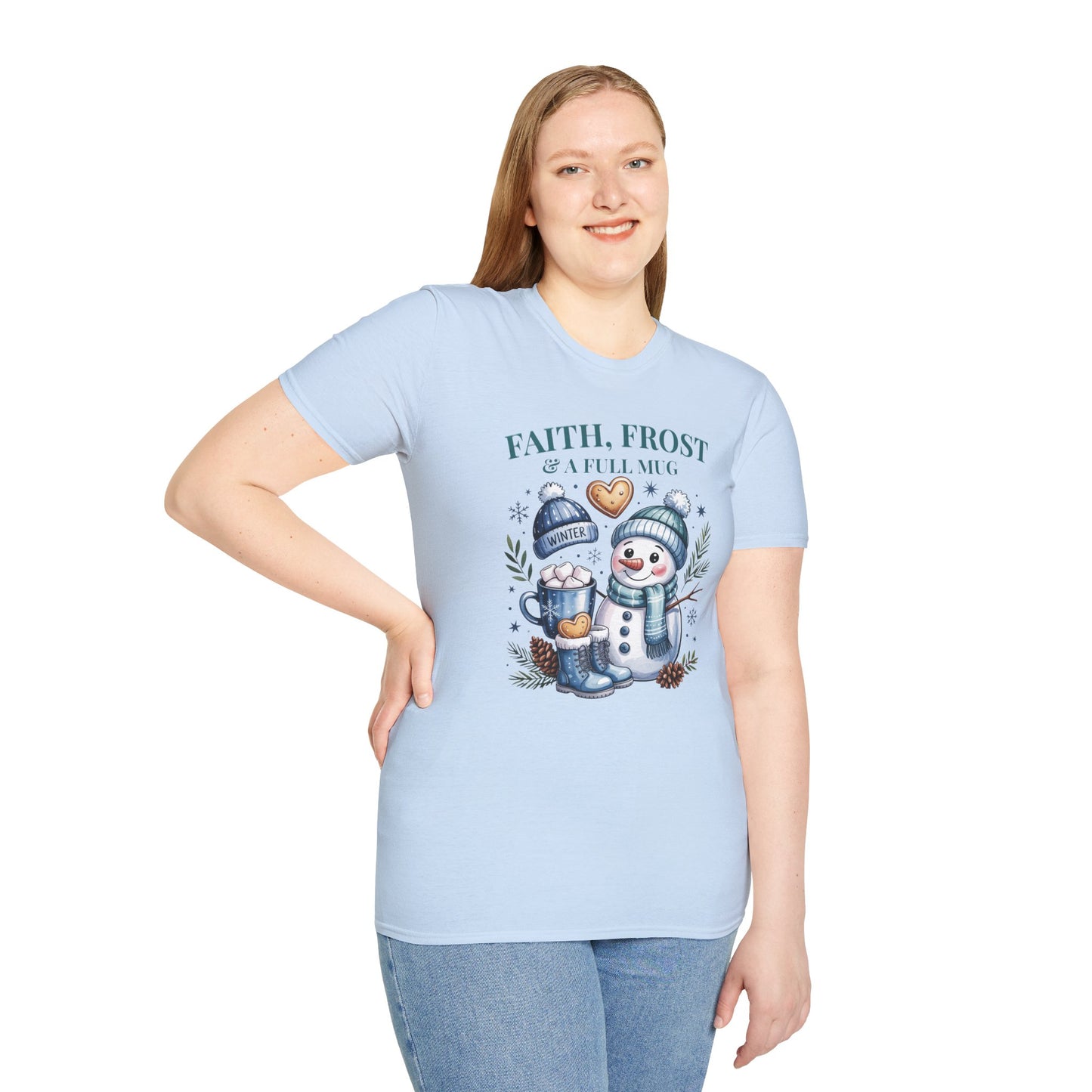 Faith, Frost & Fleece Unisex Softstyle T-Shirt