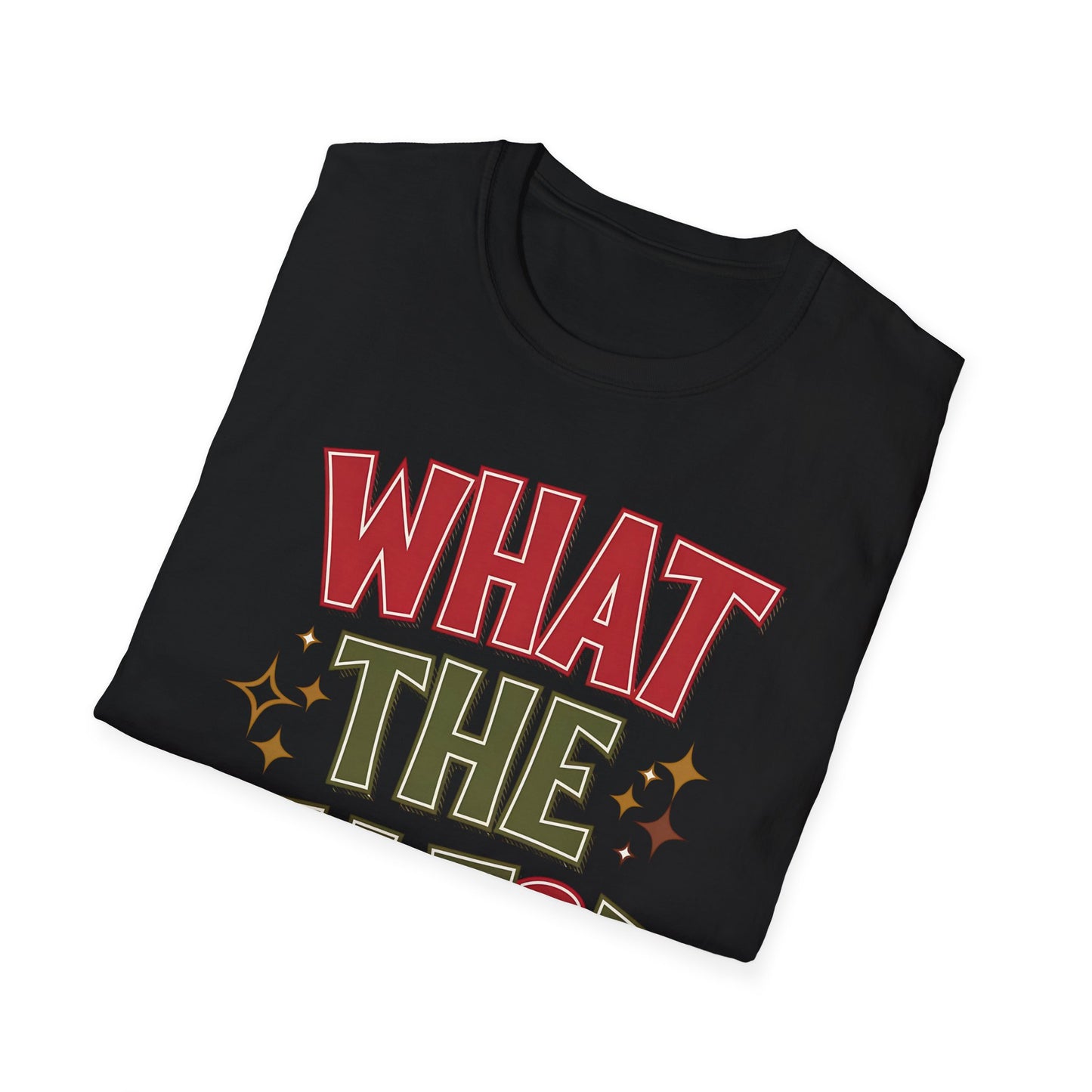 What The Elf?! Christmas T-Shirt — Funny Holiday Graphic Tee