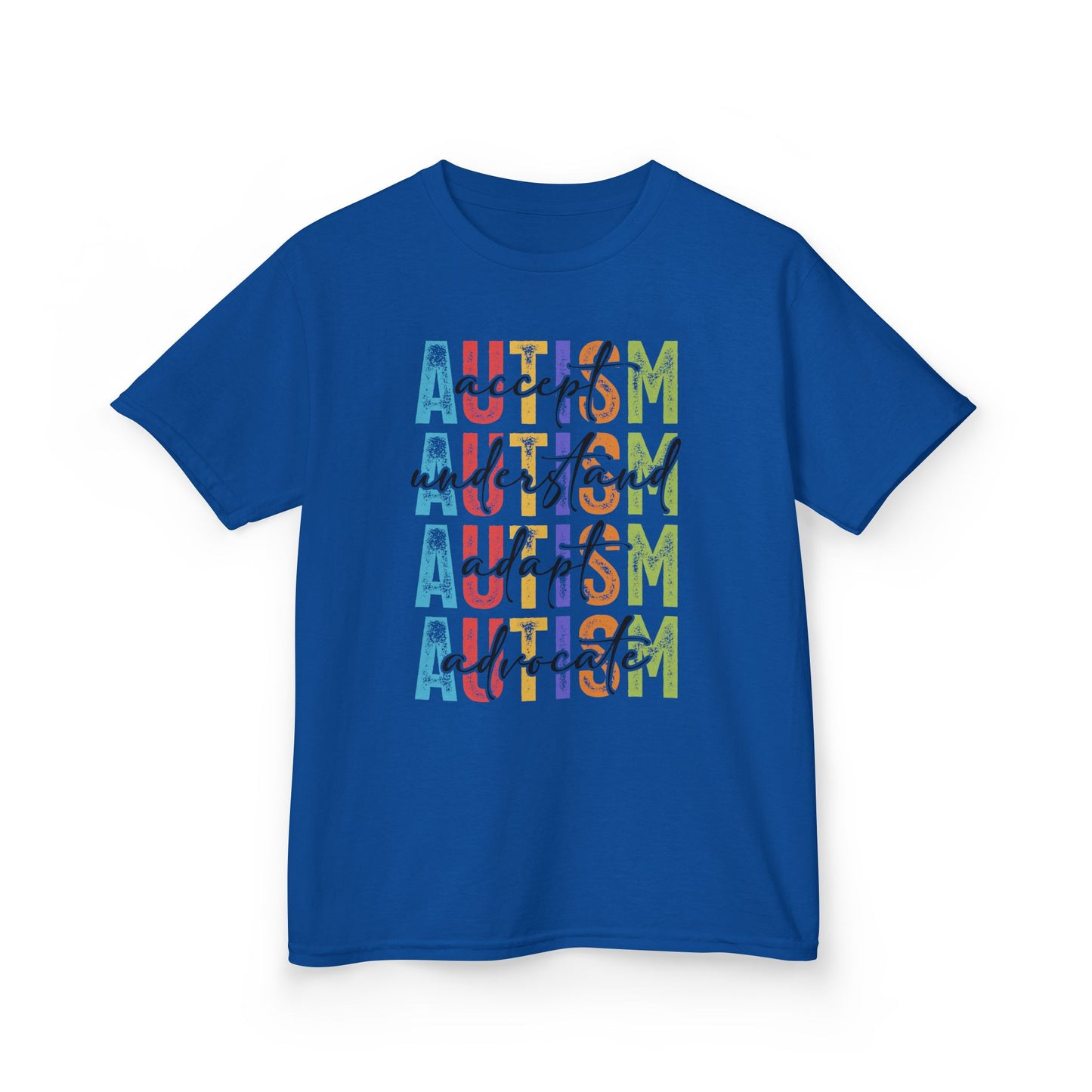 Colorful Autism Awareness Kids Tee, Support Autism, Gift for Kids, Inclusive Fashion, Awareness Month, Fun T-Shirt