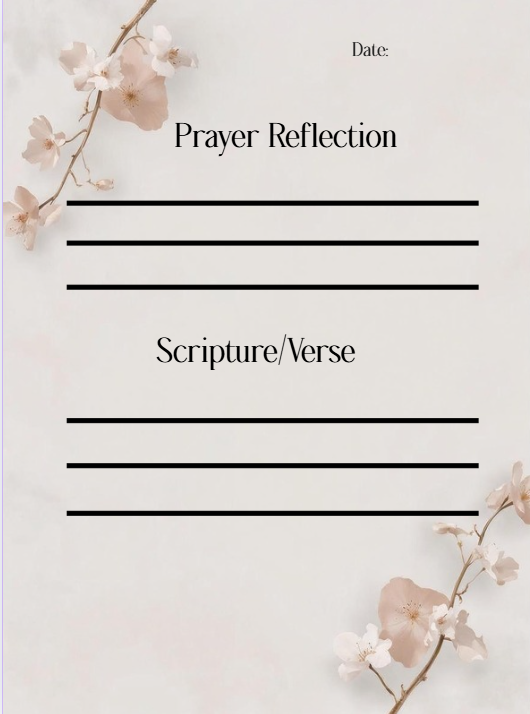 Walk by Faith Scripture and Reflection Pages